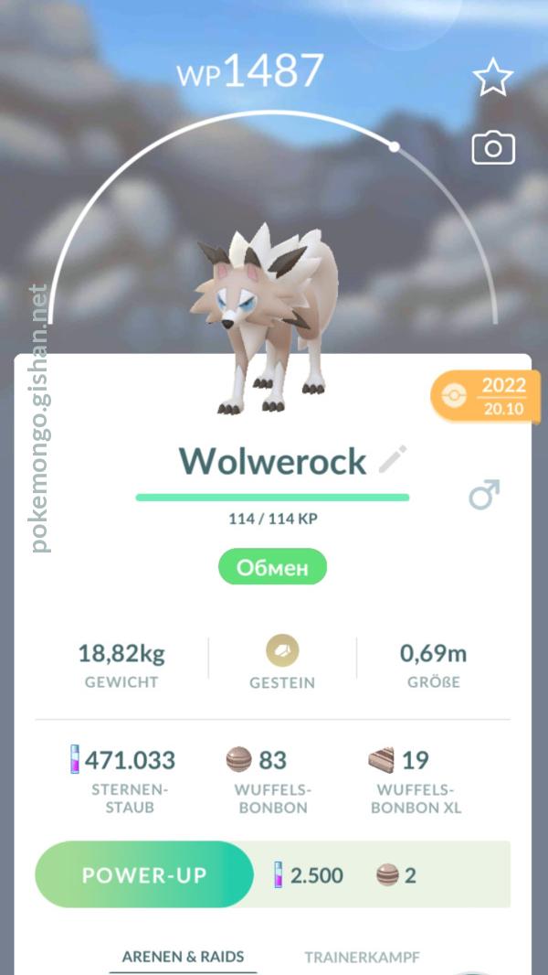 Lycanroc Midday Form Pokemon Go