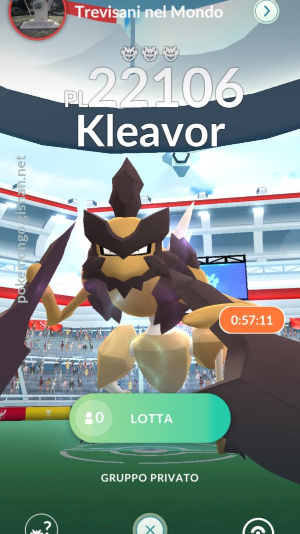 Kleavor Raid Boss Pokemon Go