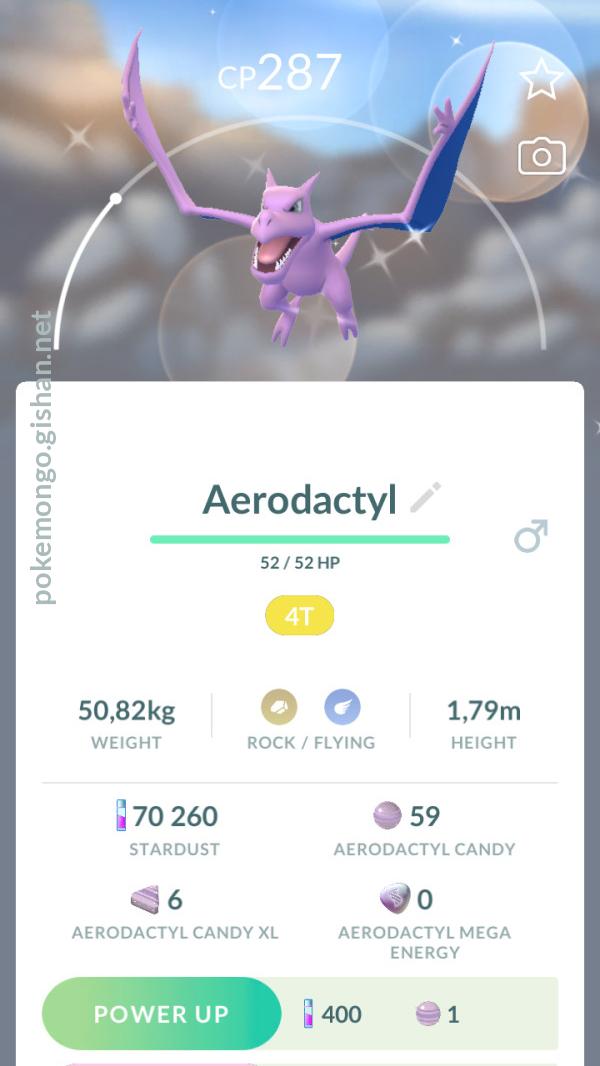 Shiny Shadow Aerodactyl : r/pokemongo