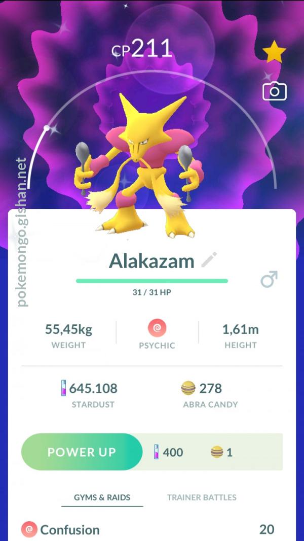 Shiny Alakazam - Pokemon Go