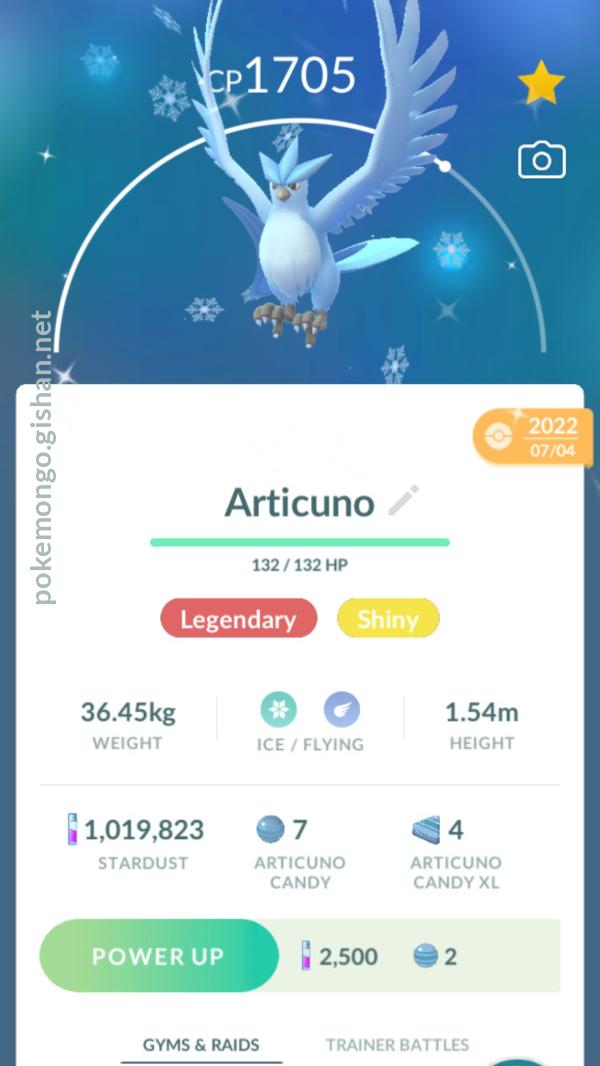 articuno shiny pokemon go｜TikTok Search