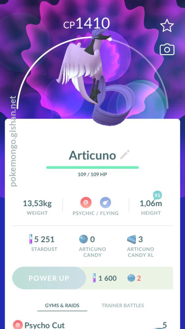 Perfect Galarian Articuno 💯 : r/pokemongo