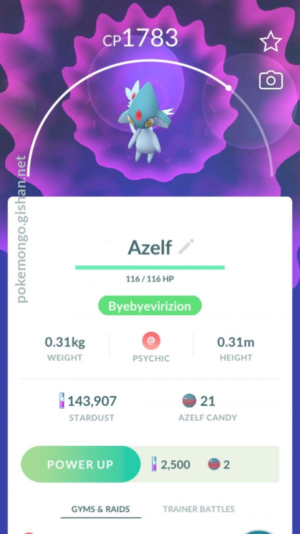 Azelf - Pokemon Go