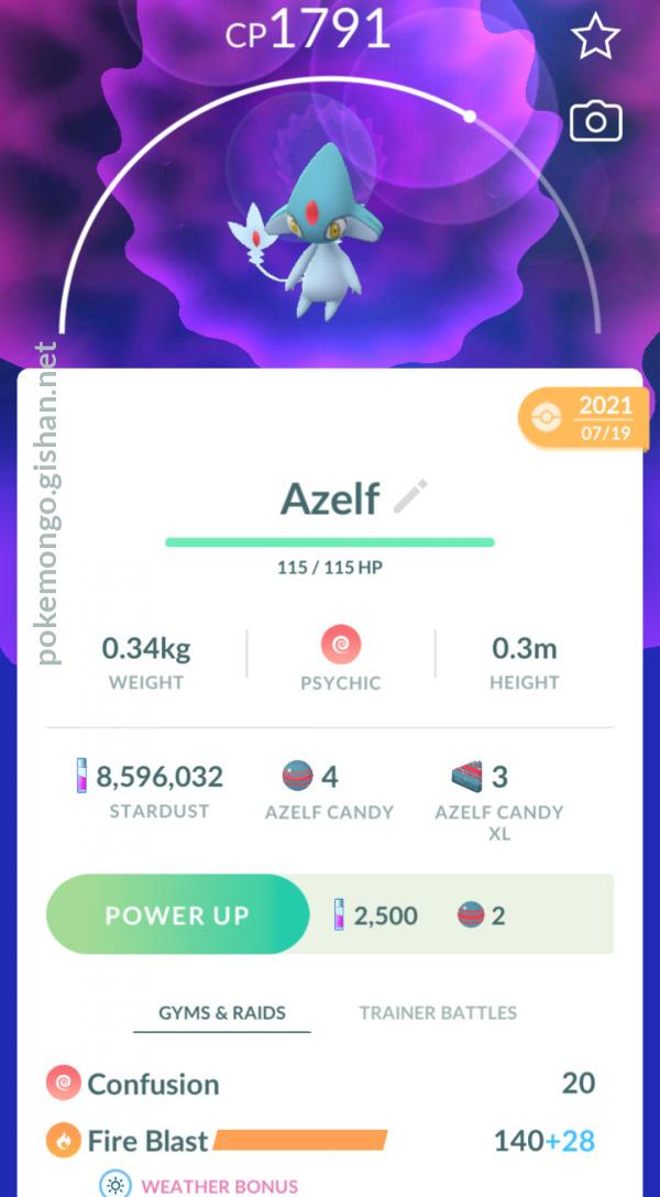 Azelf - Pokemon Go