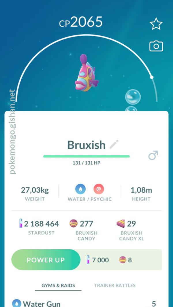 Bruxish - Pokemon Go