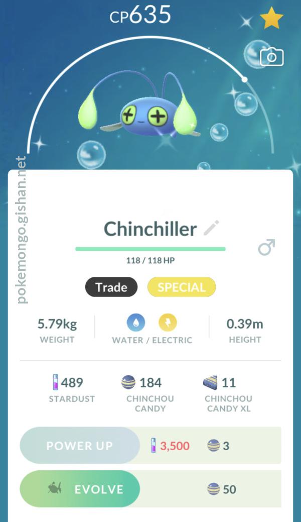 Shiny Chinchou - Pokemon Go
