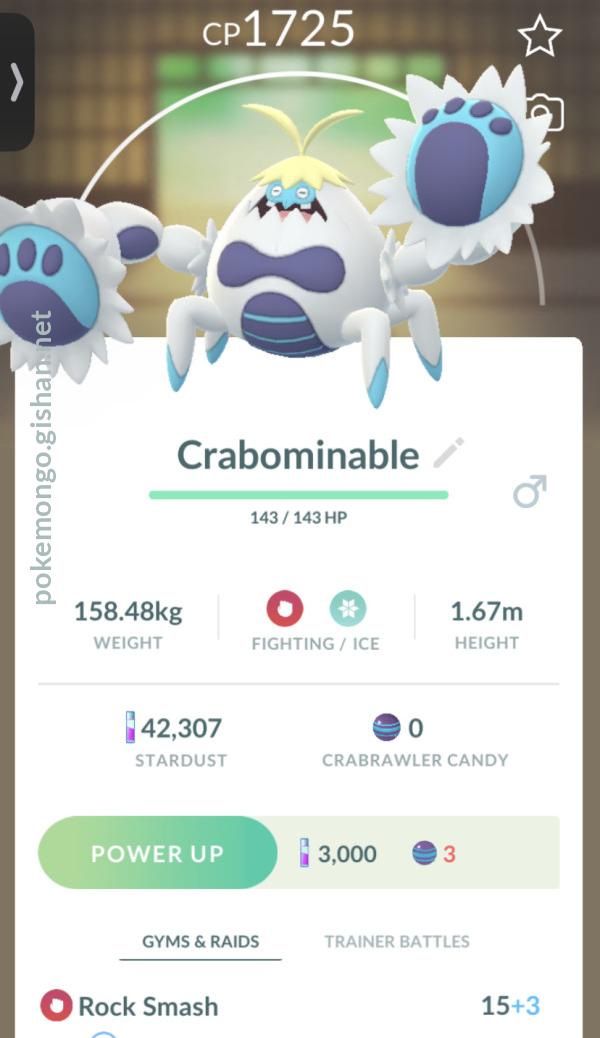 Crabominable, Pokémon