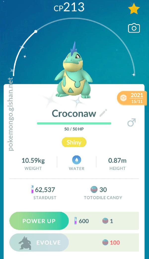 Croconaw - Pokemon Go