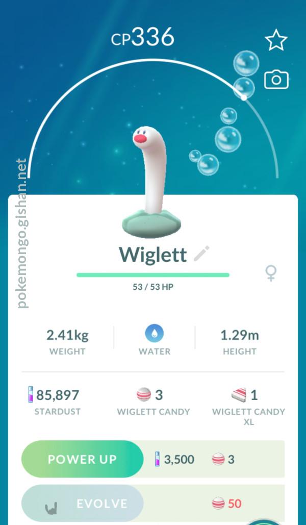 Wiglett - Pokemon Go