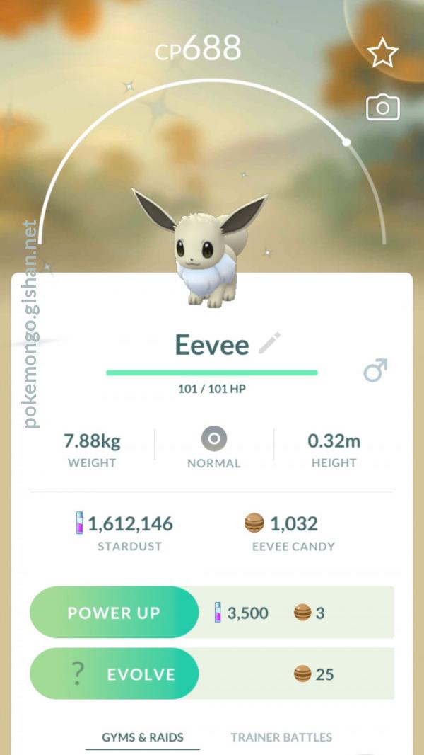 Eevee Pokemon Go