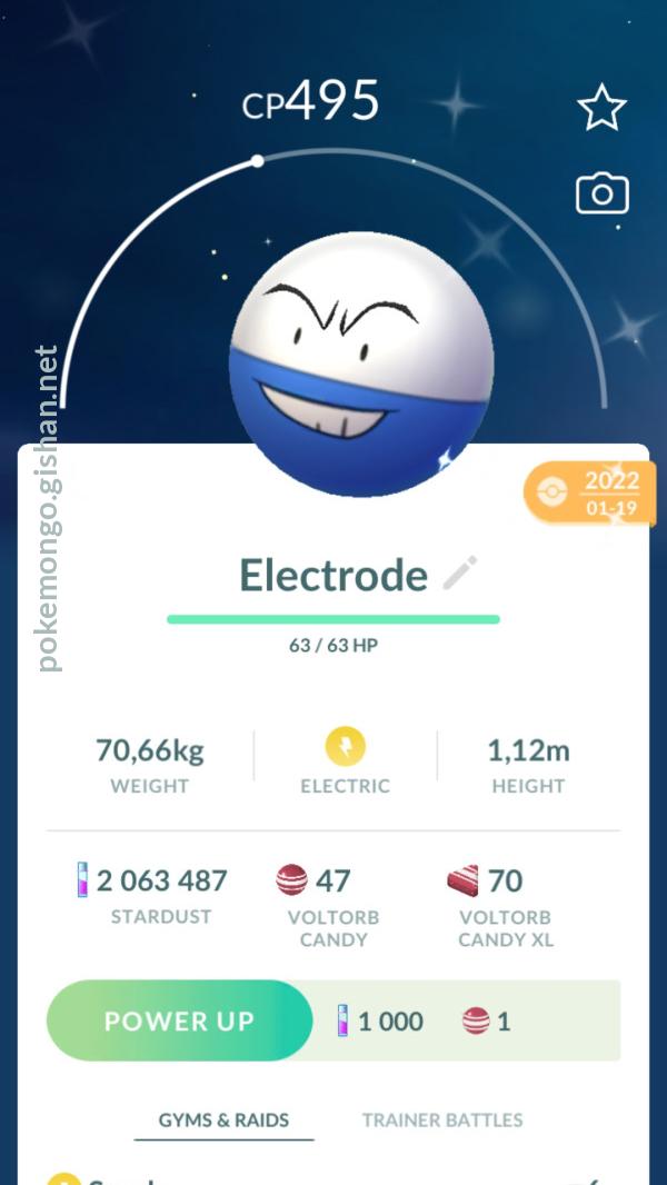 Evolving VOLTORB to ELECTRODE (POKEMON GO EVOLUTION) 