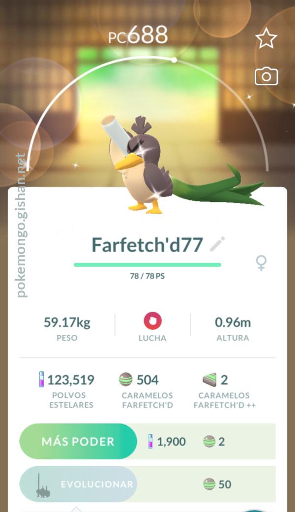 Shiny Farfetch’d, shiny Pokémon, Pokémon go