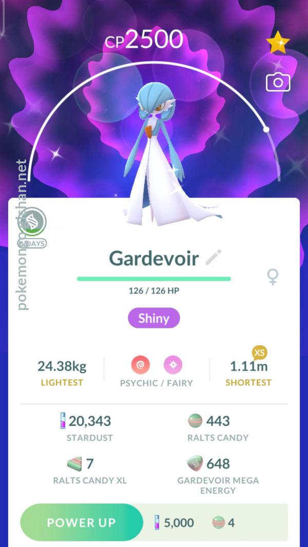 Pokémon Go Shiny Gardevoir  Pokemon, Shiny gardevoir, Pokemon go