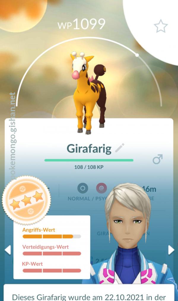 Girafarig - Pokemon Go