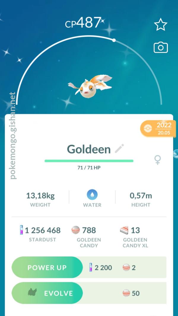 Shiny Goldeen - Pokemon Go