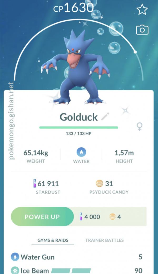 Shiny Golduck - Pokemon Go