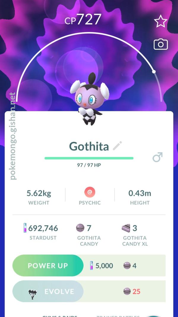 Gothita (Pokémon GO) - Best Movesets, Counters, Evolutions and CP