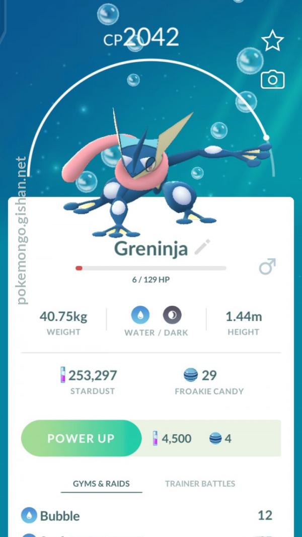 Greninja  Pokédex