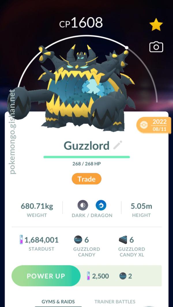 Guzzlord - #799 -  Pokédex