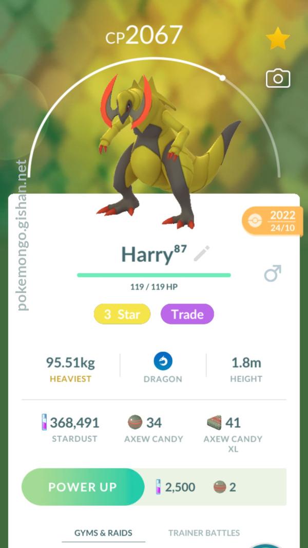 Haxorus (Pokémon GO): Stats, Moves, Counters, Evolution