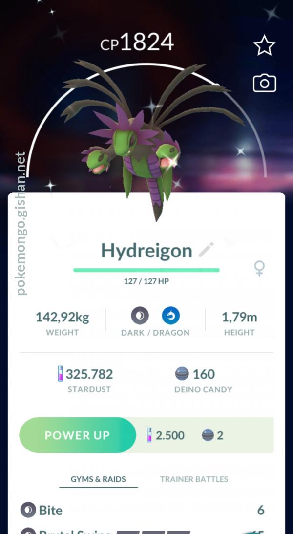 Shiny Deino, evolution chart, 100% perfect IV stats and Hydreigon best  moveset in Pokémon Go