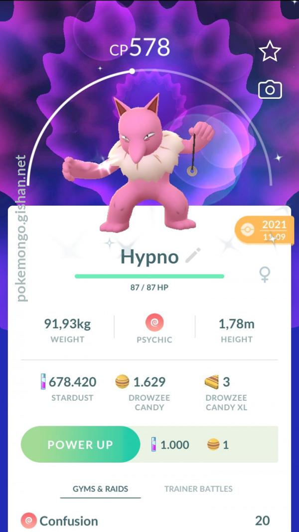 Shiny Hypno - Pokemon Go