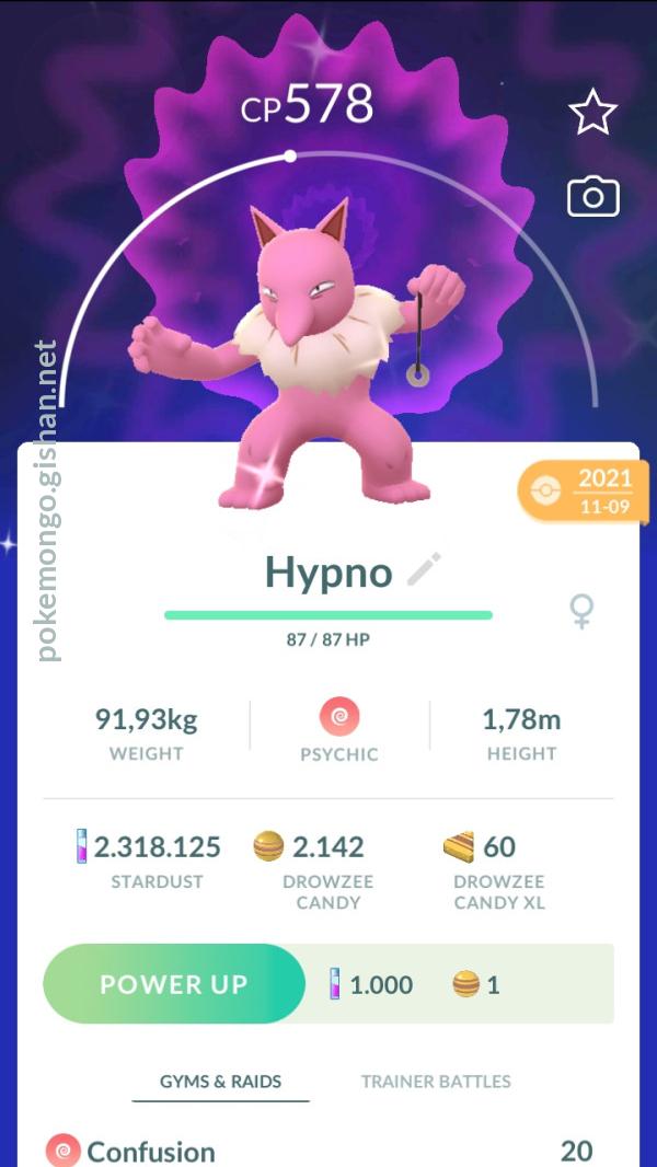 Hypno - Pokemon Go