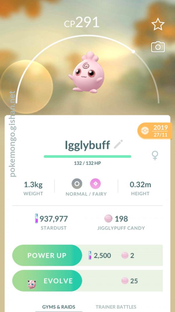 Igglybuff - Pokemon Go