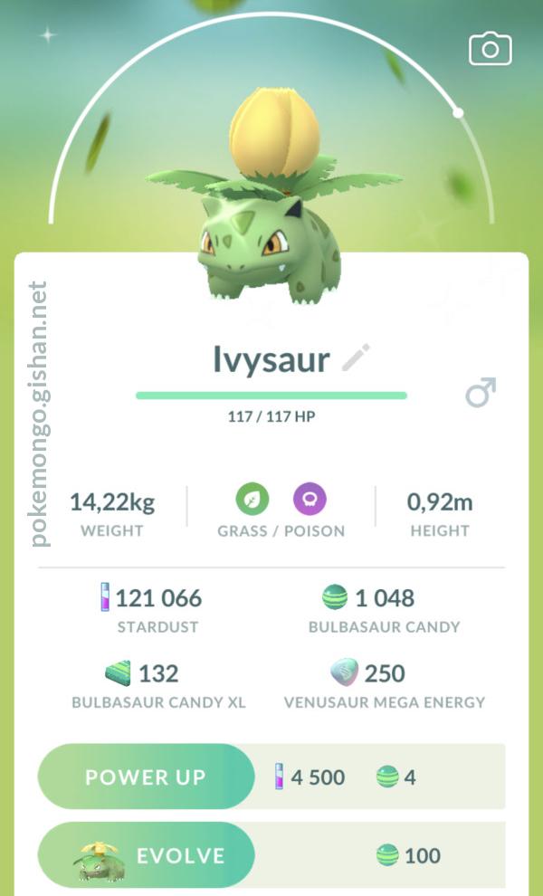Evolving Shiny Bulbasaur in Pokemon Go - Shiny Ivysaur & Shiny Venusaur 