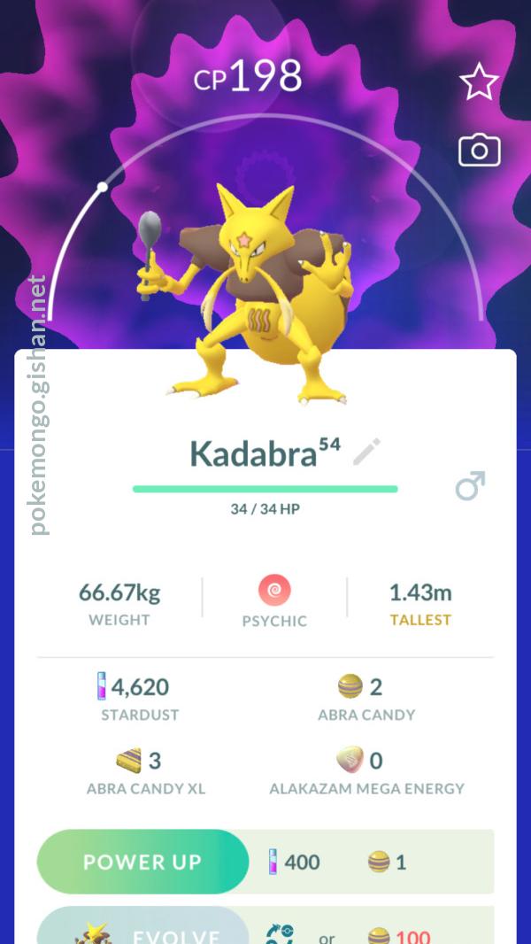 Kadabra Pokemon Go