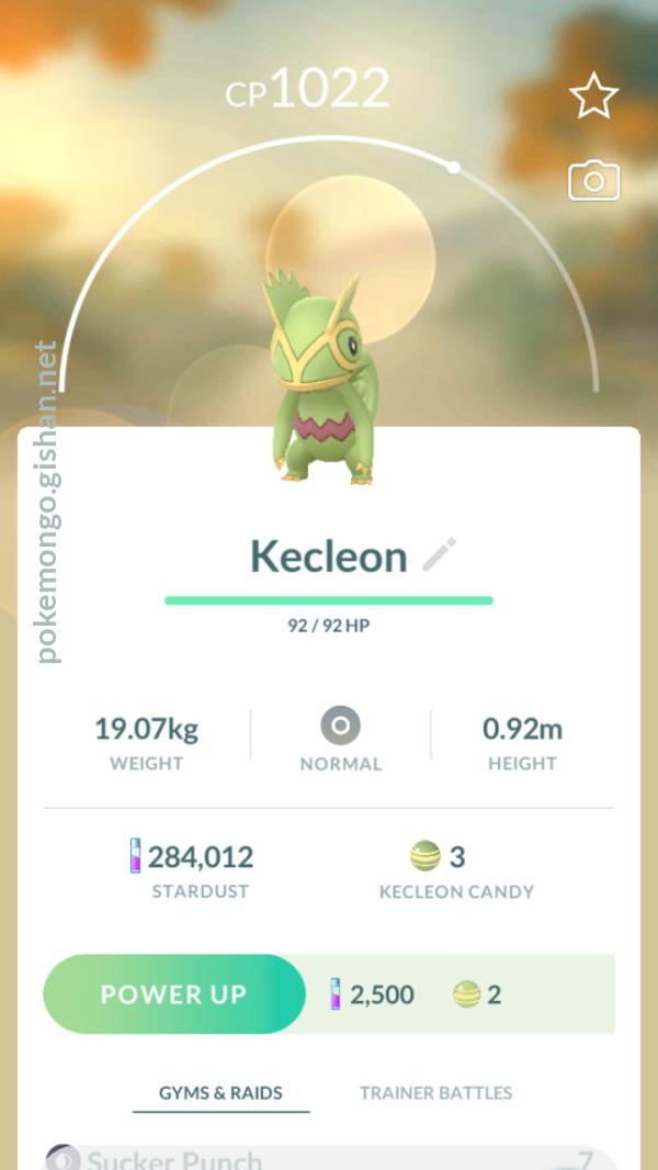 pokemon kecleon evolution