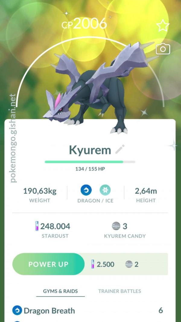 Can Kyurem be shiny in Pokemon GO?