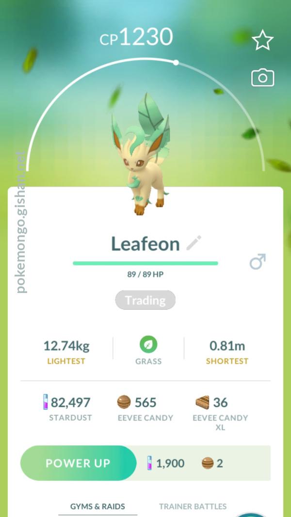 Leafeon - Pokémon GO