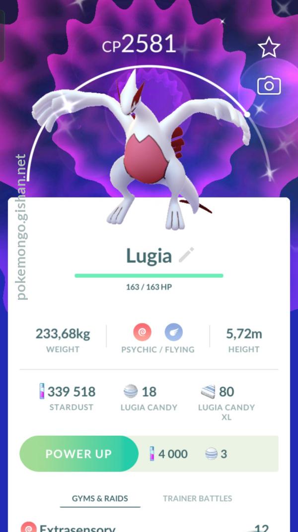 Pokémon Go: Shiny Lugia  Pokemon, Pokemon go, My pokemon