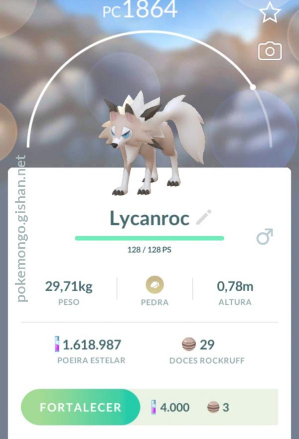 Lycanroc Midday Form Pokemon Go