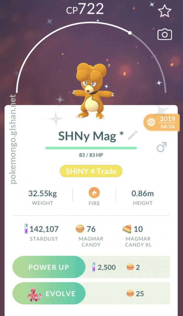 Shiny Magby Pokemon Go