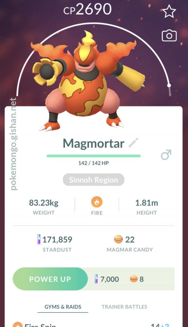 Magmortar - Pokemon Go