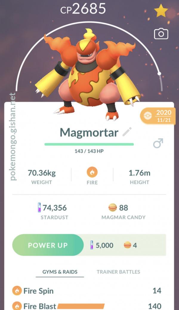 Magmortar - Pokemon Go