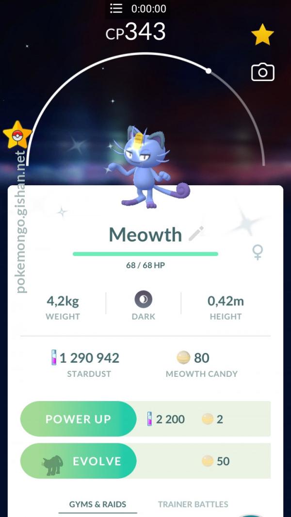 Meowth Pokemon Go