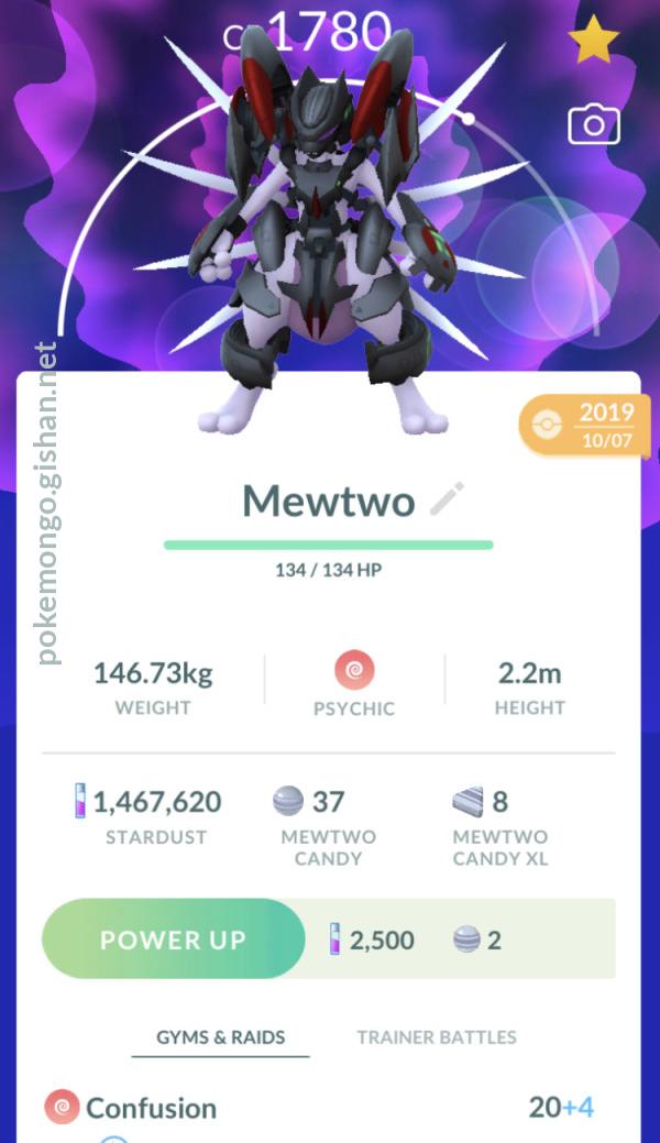 Pokemon #4150 Mewtwo-Armor Legendary Picture - For Pokemon Go Players