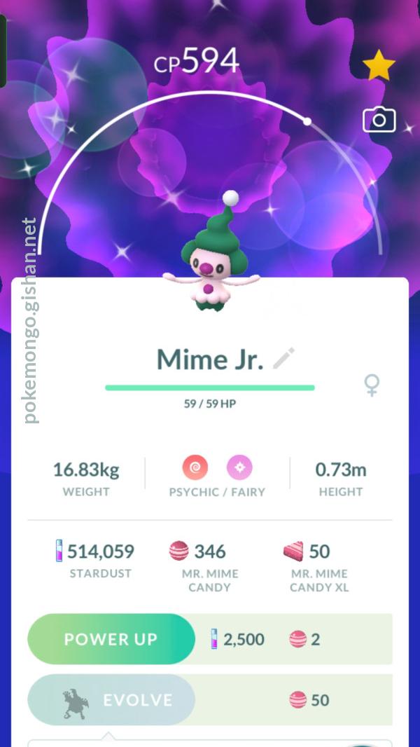 Shiny Mime Jr. 