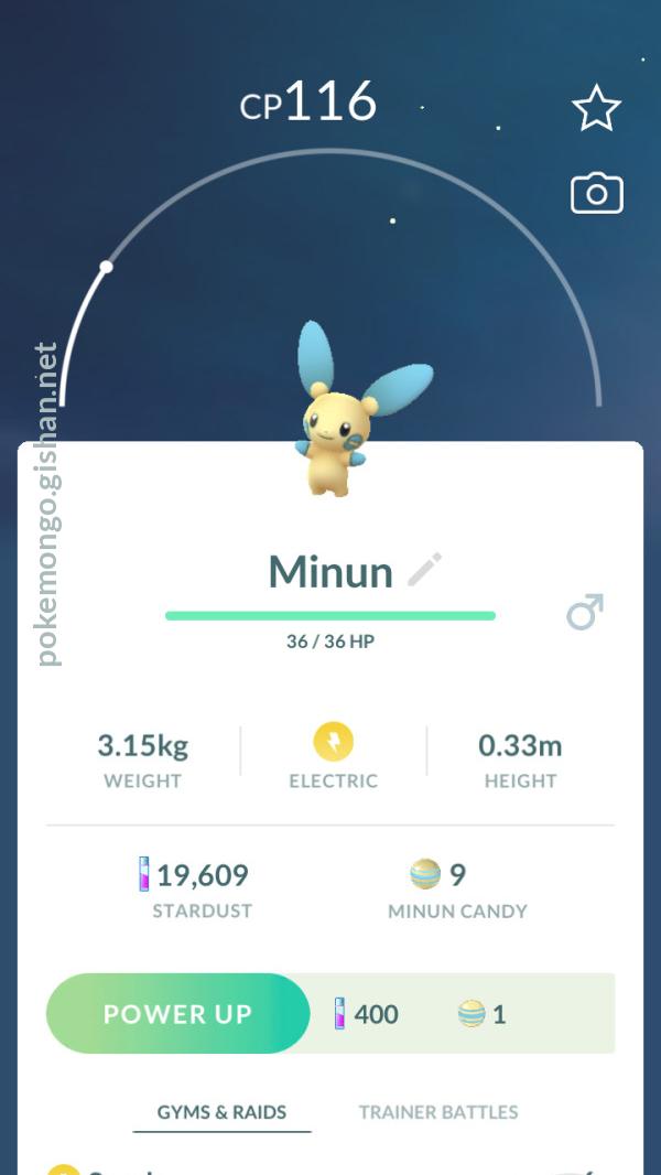 Minun - Pokemon Go