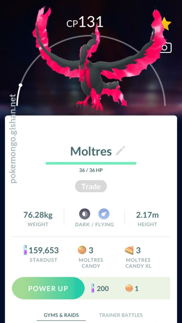 Moltres - Pokemon Go