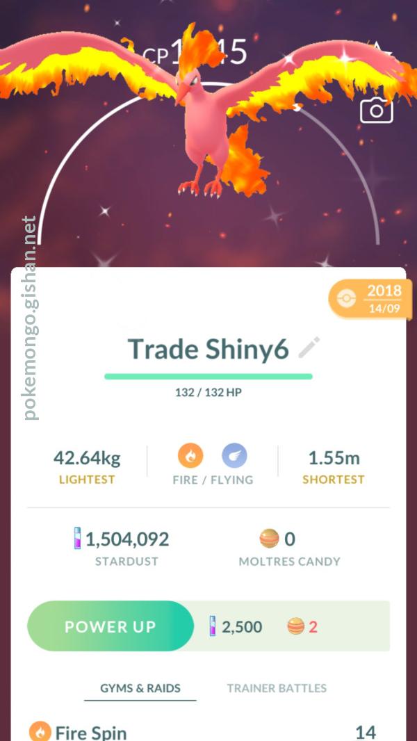 Pokemon Go ✨Shiny✨ Moltres