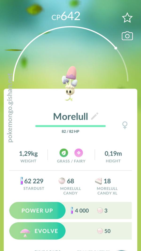 Morelull Pokemon Go
