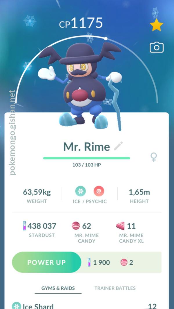 Mr-rime - Pokédex