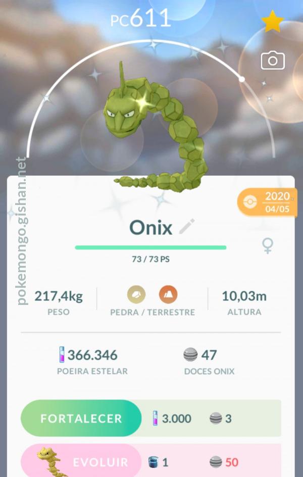 Onix Pokemon Go