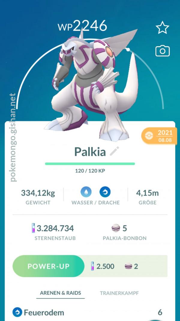 Palkia Pokemon Go