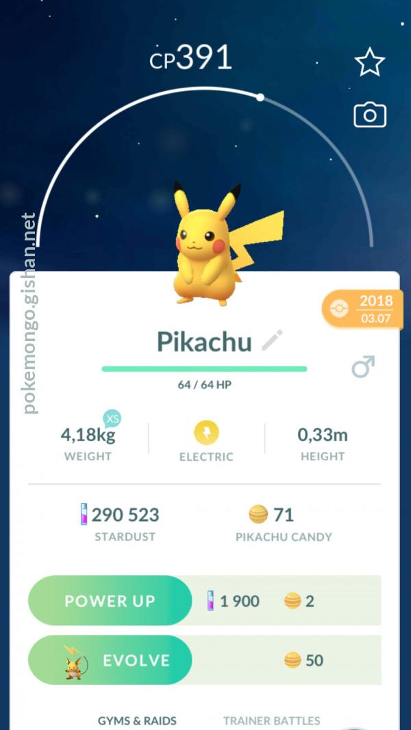 pikachu moves