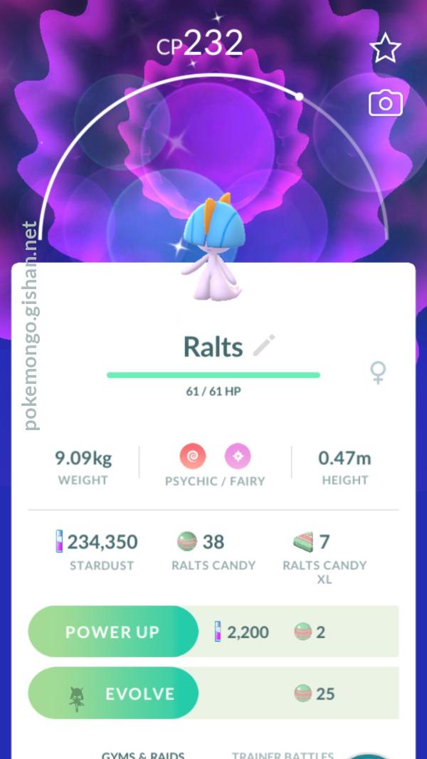 Shiny Ralts - Pokemon Go